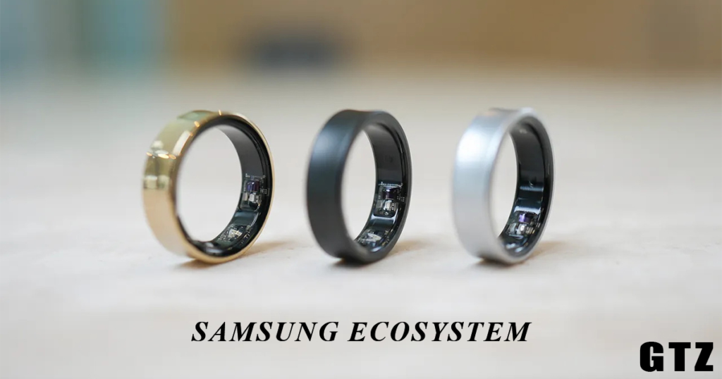 Samsung Galaxy Ring with other Samsung devices, highlighting connectivity and ecosystem compatibility.