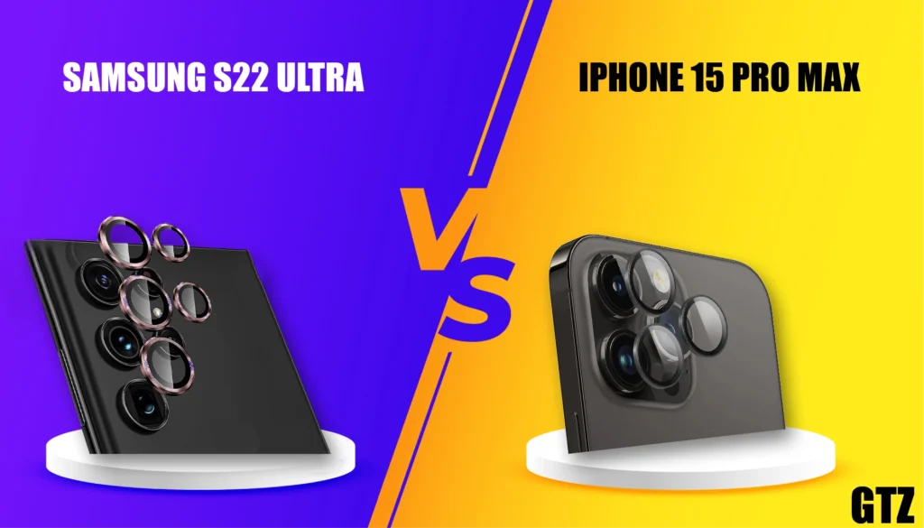 iPhone 15 Pro Max vs Samsung Galaxy S22 Ultra camera quality comparison.