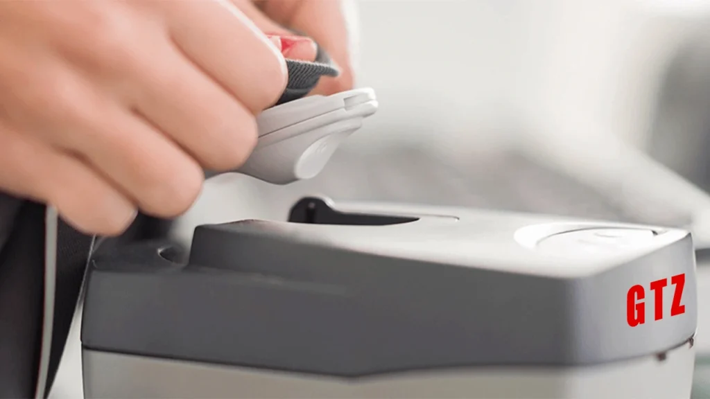 Deactivating RF and AM security tags at checkout to prevent shoplifting alarms in retail stores.