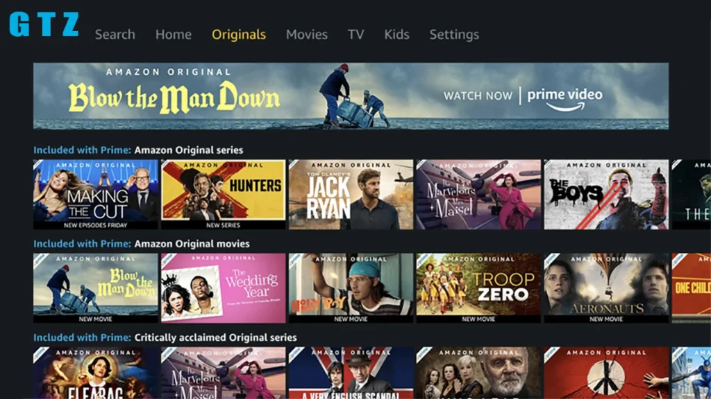 Huge Content Library on Prime Video: Thousands of Movies, TV Shows, and Originals