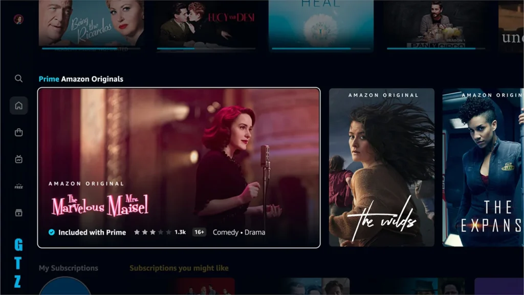 Prime Video Simple Interface: Easy Navigation and Seamless Streaming Experience