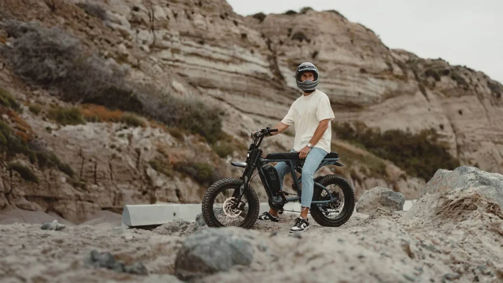 Super73 R Adventure Series: Stylish Two-Seater Electric Bike for Urban and Off-Road Adventures