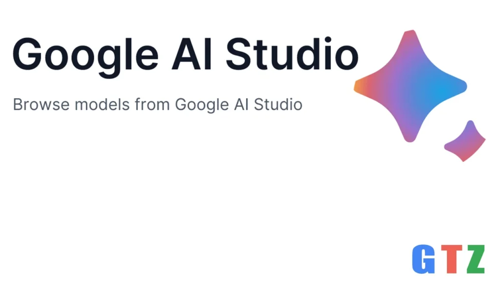 Overview of Google AI Studio platform with tools for AI development and deployment.