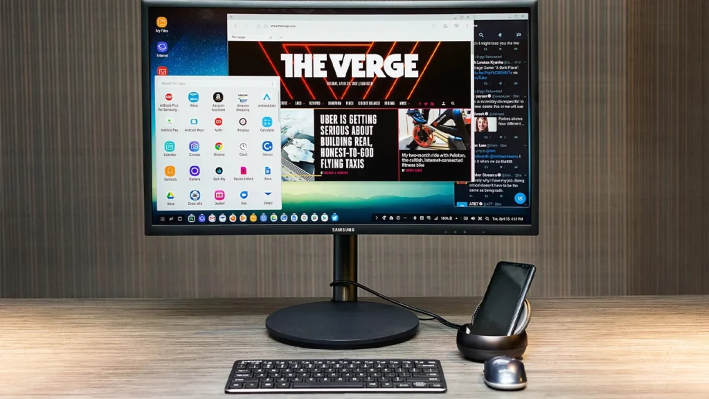 Step-by-step guide on how to use Samsung DeX to turn your phone or tablet into a desktop experience with a monitor, keyboard, and mouse.
