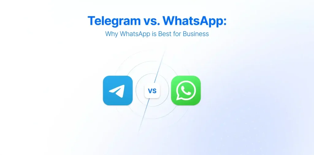 Telegram vs WhatsApp basic comparison chart highlighting group size, file limits, cloud storage, and privacy features